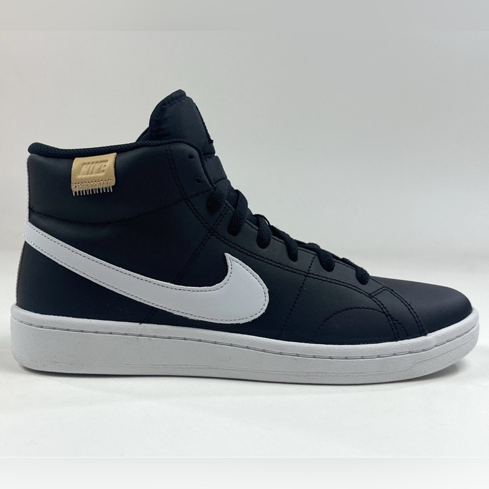 Nike Court Royale 2 Mid Mens Shoes Sneakers Black White Athletic CQ9179-001